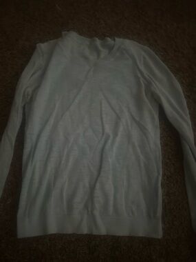 Banana Republic White Knit Crewneck Sweater